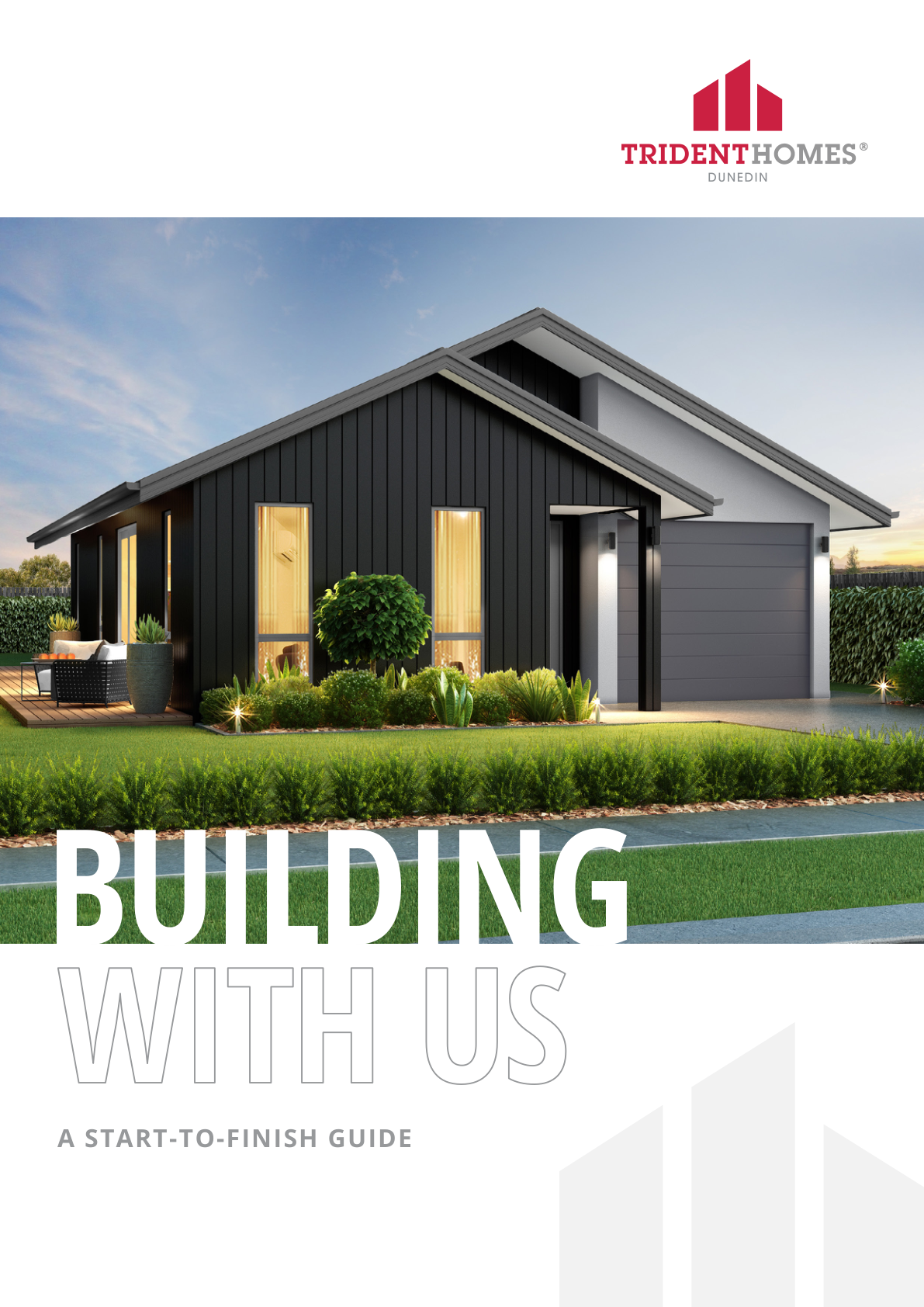 Trident Homes Dunedin Building With Us: a start-to-finish guide cover
